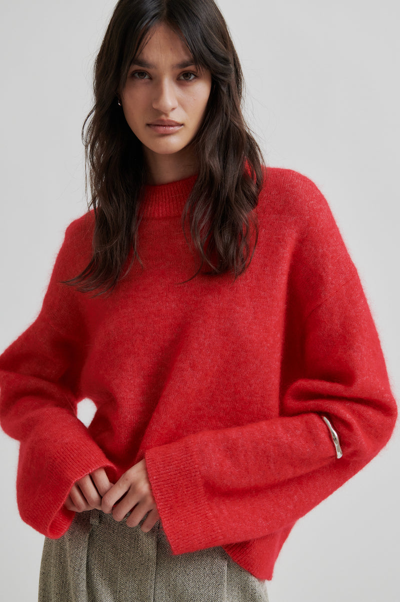 Brook Knit Drop Shoulder O-Neck