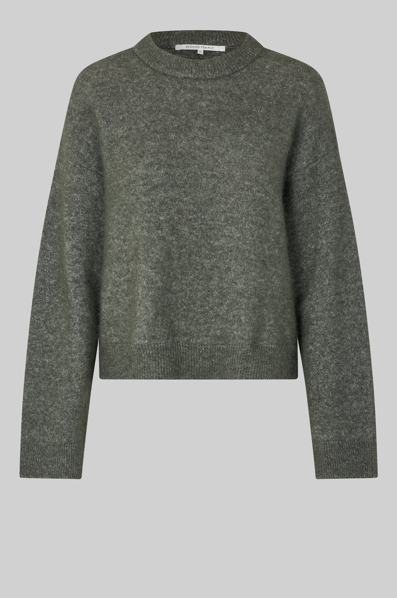 Brook Knit Drop Shoulder O-Neck