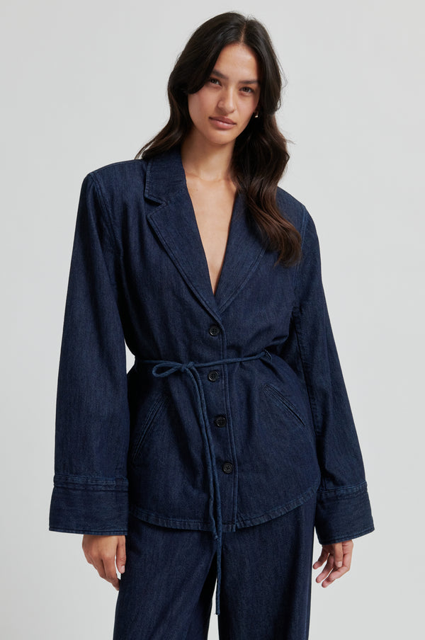 Olane Denim Shirt Blazer