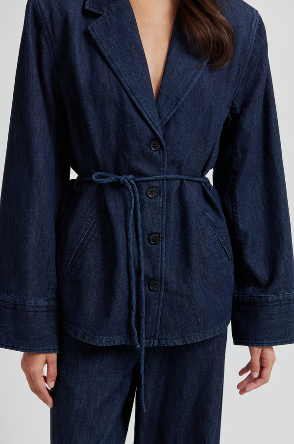 Olane Denim Shirt Blazer