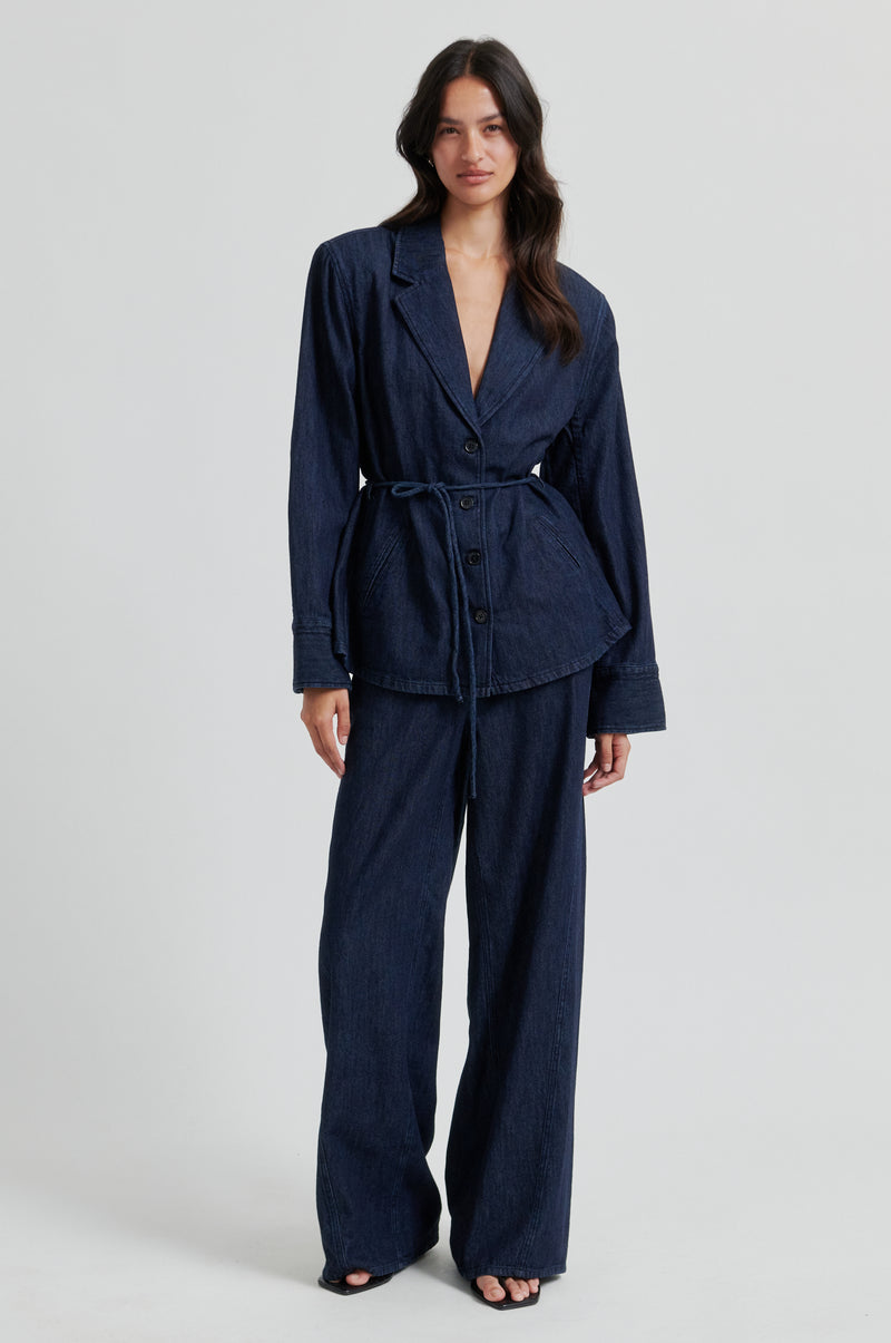 Olane Denim Shirt Blazer