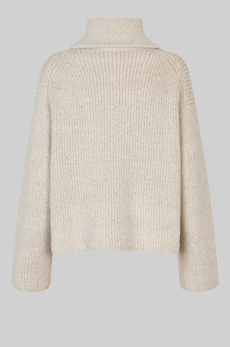 Gerda Knit Zip Collar