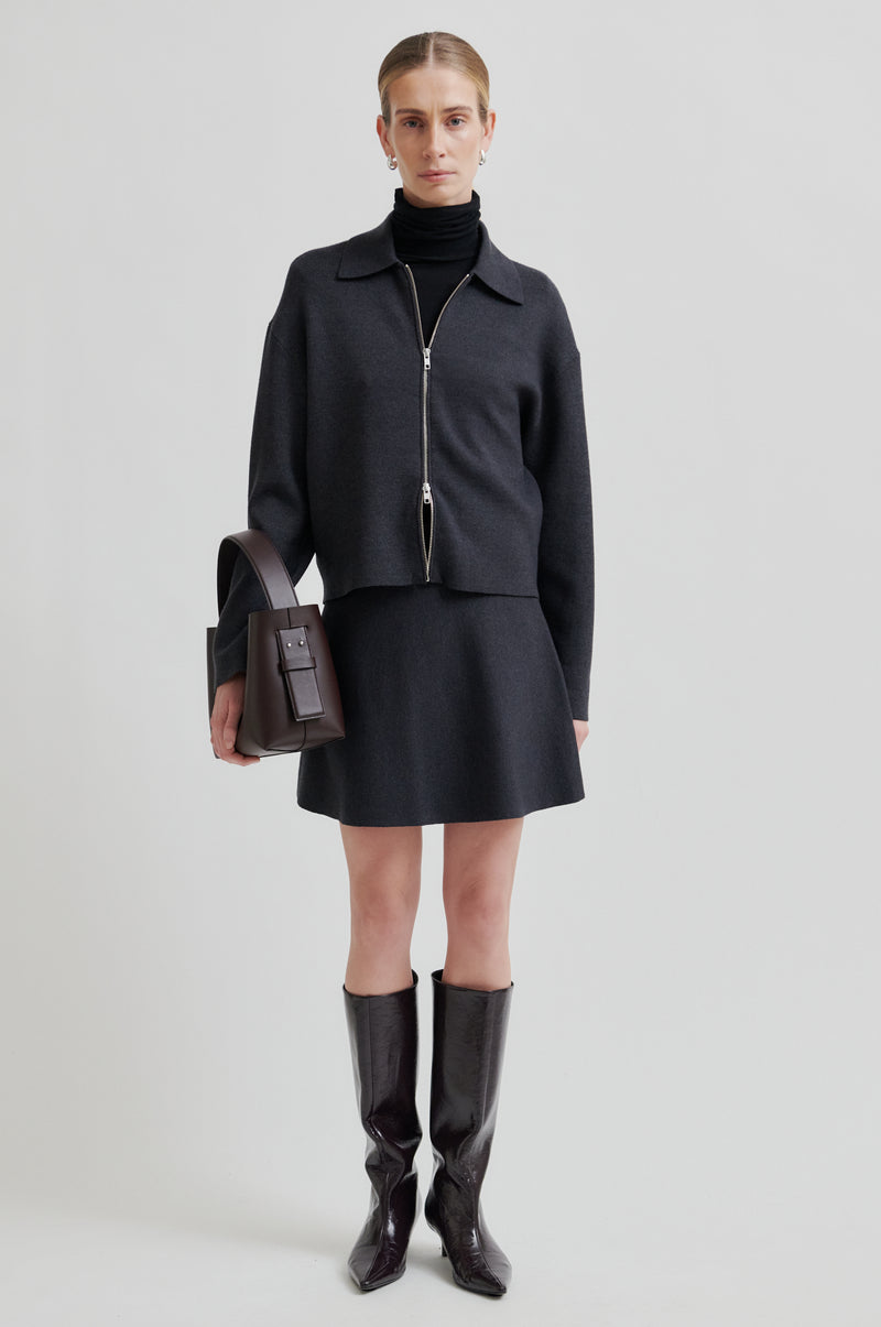 Siv Knit Short Skirt