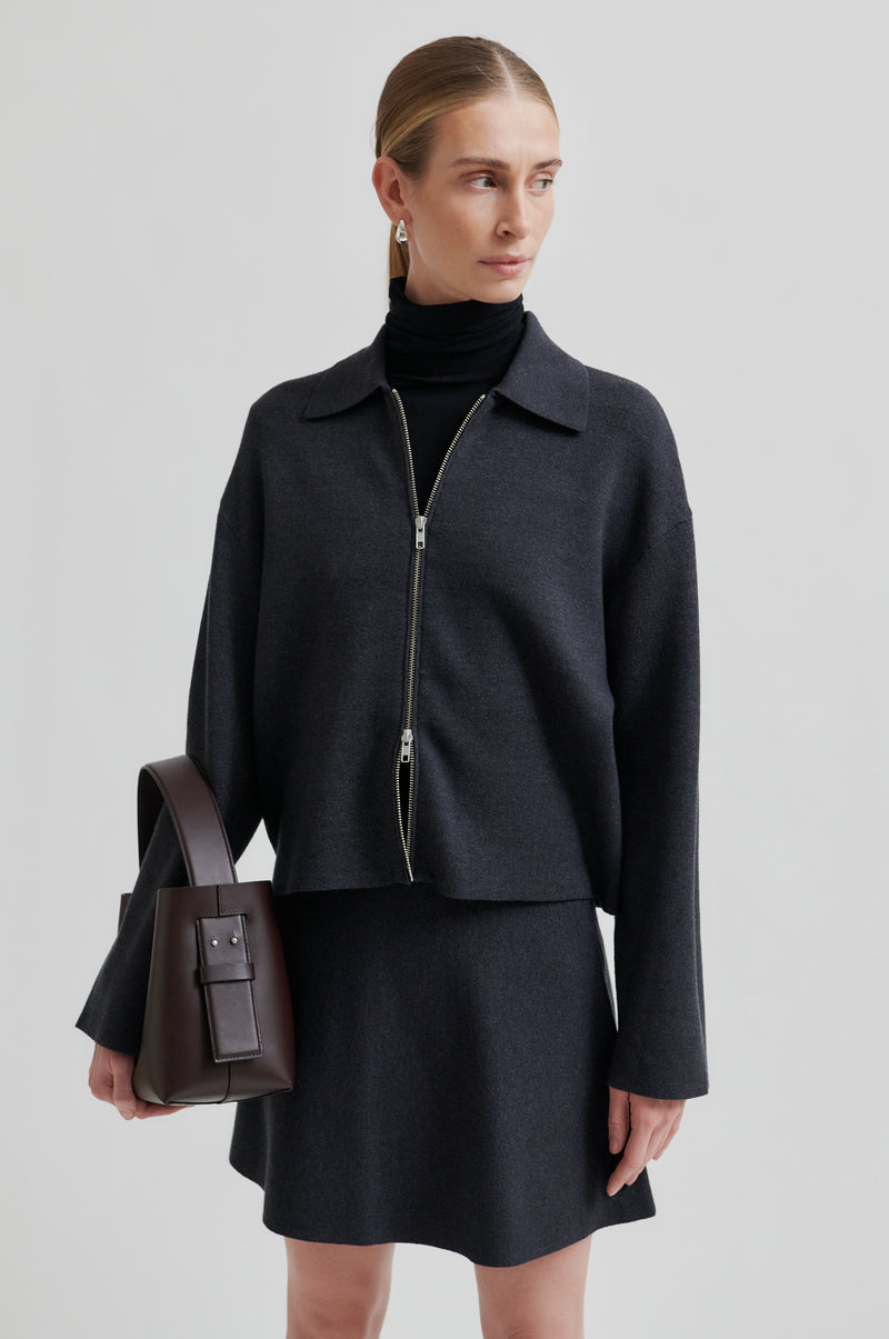 Siv Knit Short Skirt