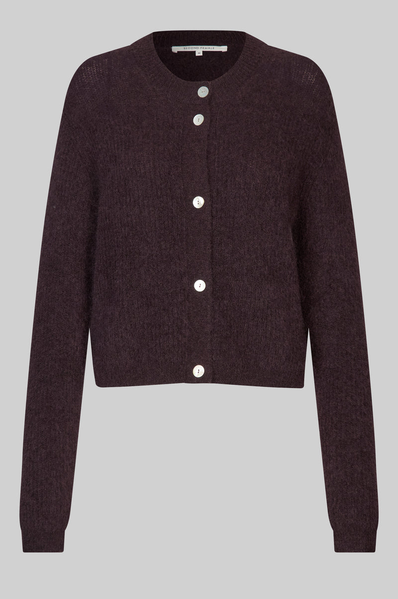 Andrea Knit Rib LS Cardigan