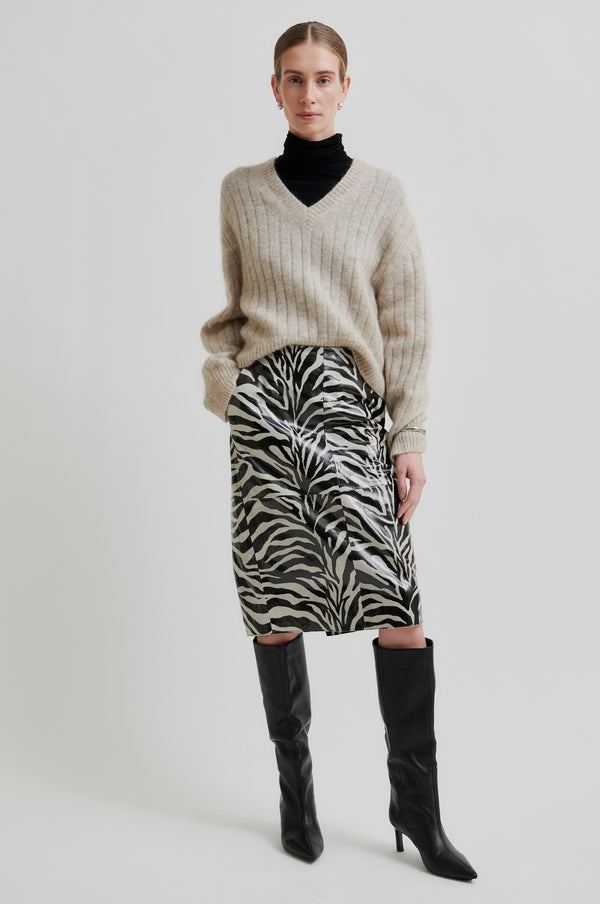 Seba Leather Skirt