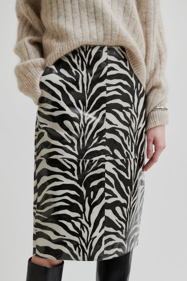 Seba Leather Skirt