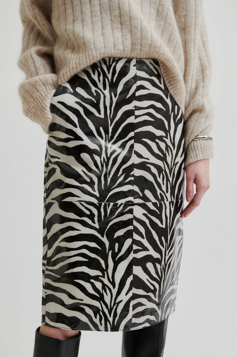Seba Leather Skirt
