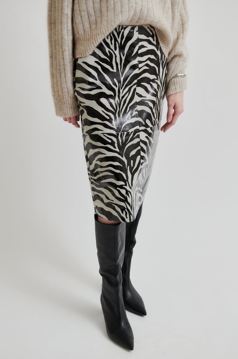 Seba Leather Skirt