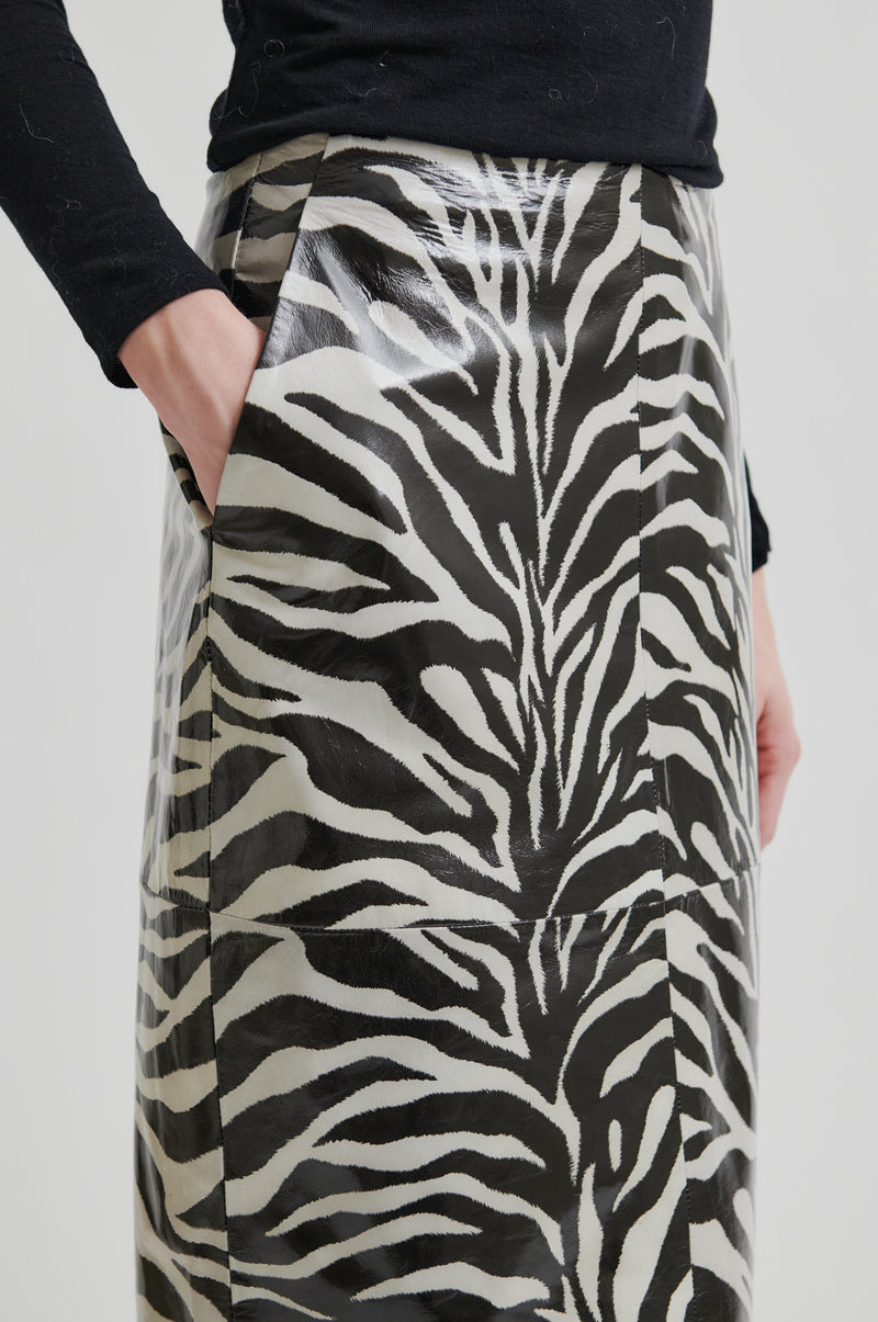 Seba Leather Skirt