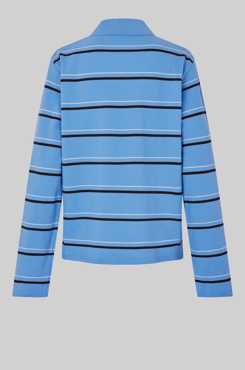 Lovella Striped Polo Tee