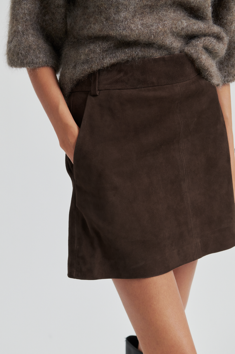Noormie Suede Mini Skirt