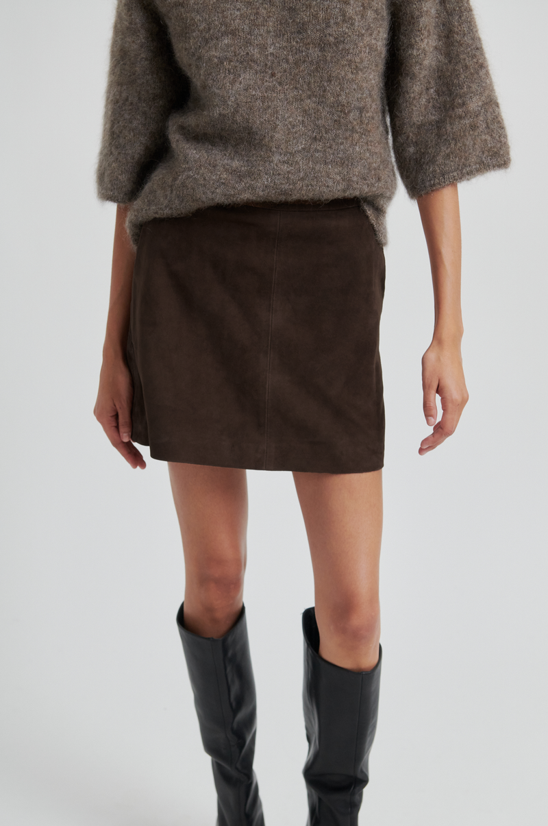 Noormie Suede Mini Skirt