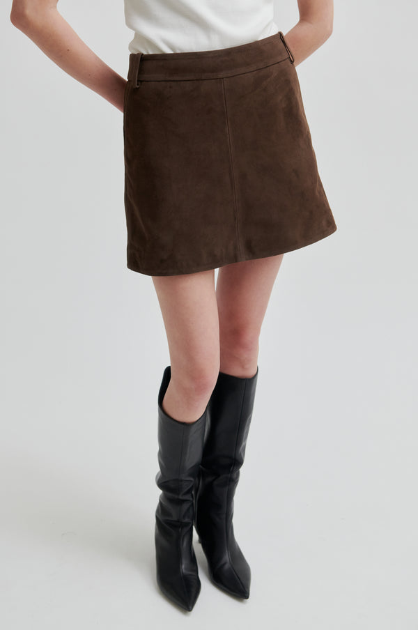 Noormie Suede Mini Skirt